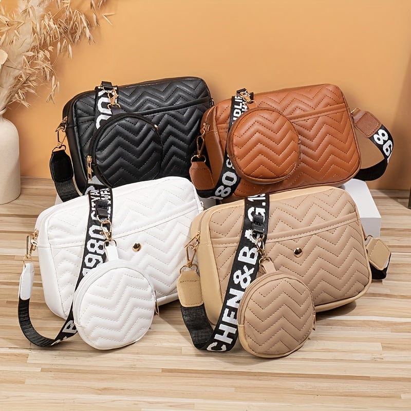 Bolso acolchado outlet marron